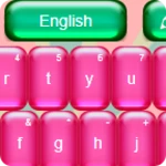 pink candy go keyboard android application logo